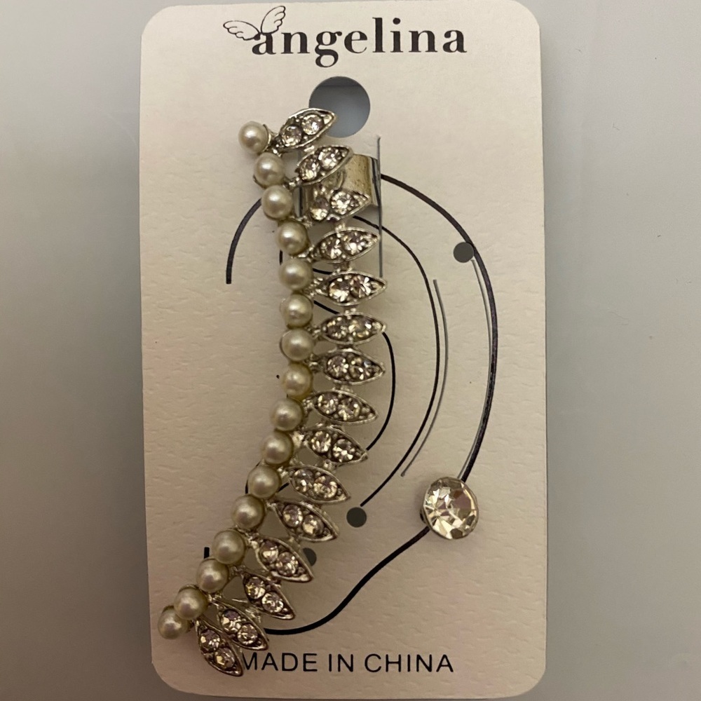 🔵4/$20 Fashion Pierced Ear Climber -1 Clip 1 Post NIP